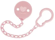 Akcesoria do smoczków - Canpol babies babies BABIES Łańcuszek do smoczka Pastels różowy - miniaturka - grafika 1