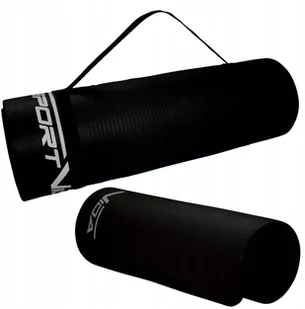 HMS Sportvida mata do fitnessu Nbr 180x60x1cm szary - Maty do ćwiczeń - miniaturka - grafika 10