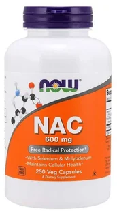 Now Foods NOW NAC 600mg 250vegcaps - Aminokwasy - miniaturka - grafika 2