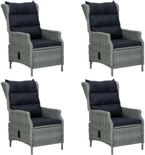 vidaXL 5-częściowy zestaw mebli ogrodowych jasnoszary 3067748 - Meble ogrodowe - miniaturka - grafika 6