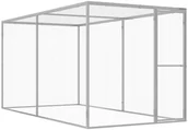 Pozostałe akcesoria dla kotów - VidaXL Klatka dla kota, 3 x 1,5 x 1,5 m, stal galwanizowana 146357 VidaXL - miniaturka - grafika 1