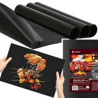 Akcesoria do grilla - Springos Mata teflonowa do grilla i piekarnika 40x33 cm 3 szt. tacka do pieczenia BQ0025 - miniaturka - grafika 1