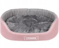 Legowiska dla psów - Legowisko dla Psa Lovedog wodoodporne S 50x40 róż - miniaturka - grafika 1