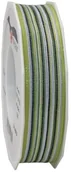 Pasmanteria - Pattberg Prezent 25 MM 20 m Calabria  naturalny wygląd pasek wraz z drutu, zielony/kolorowy 7872520-027 - miniaturka - grafika 1