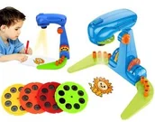 Projektory dla dzieci - Importstator Projektor do nauki rysowania Rzutnik obrazków dla dzieci + 32 wzory figury na 4 dyskach Y184 Y184 - miniaturka - grafika 1