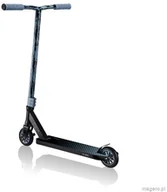 Hulajnogi - Globber Hulajnoga wyczynowa STUNT GS 720 624-100-3 Black Grey Blue - miniaturka - grafika 1