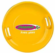 Sanki i ślizgacze - Jamara 460370 460370-Snow Play talerz antypoślizgowy 60 cm uchwyty po obu stronach, bardziej trwały, solidny korpus z tworzywa sztucznego, super zabawne motywy na antypoślizgowej misce, lekka waga tyl - miniaturka - grafika 1