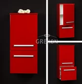 Szafki łazienkowe - Gante Szafka wisząca niska podwójna seria Fokus CZ FKS-CZ-RN/1 - miniaturka - grafika 1