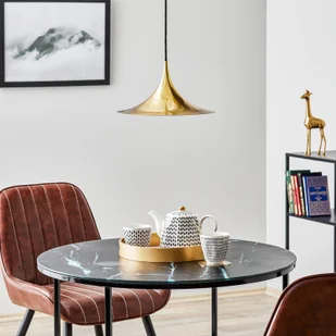 GUBI GUBI Semi lampa wisząca mosiądz błyszczący  30 cm - Lampy sufitowe - miniaturka - grafika 3