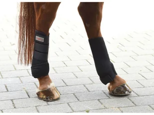 Kerbl Ochraniacze dla konia, 4 szt., czarne, Full Kerbl (320133) - Akcesoria jeździeckie - miniaturka - grafika 3