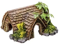 Dekoracje do akwarium - Nobby 28276 akwarium dekoracja Aqua ozdoby "Dom" z roślin 15 X L B-14 X wys. 8 cm - miniaturka - grafika 1