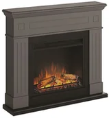 Kominki elektryczne - FERRETTI Kominek elektryczny Larsen szary FERRETTI - miniaturka - grafika 1