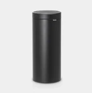 Kosze na śmieci - Brabantia Kosz TOUCH BIN NEW 30L Mineral Moonlight Black 128967 - miniaturka - grafika 1
