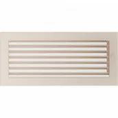 Akcesoria kominkowe - Kratki.pl Kratka kremowa z żaluzją 17x37 37KX - miniaturka - grafika 1