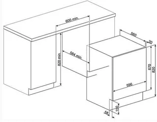 Pralka do zabudowy Smeg LSTA147 - Pralki do zabudowy - miniaturka - grafika 4