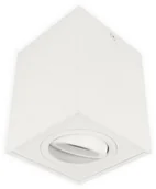 Oprawy, klosze i abażury - LED line Oprawa natynkowa punktowa kwadratowa ruchoma biały mat- CUBO 249723 - miniaturka - grafika 1