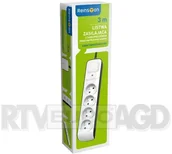 Przedłużacze i rozgałęźniki - Reinston Reinston ALZ013 listwa zasilająca 4 gniazda 3 m biały ALZ013 - miniaturka - grafika 1