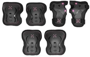 Nils Extreme H320 CZARNO-RÓŻOWY ROZM. L ZESTAW OCHRANIACZY EXTREME 16-60-123 - Ochraniacze - miniaturka - grafika 7