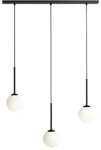 Aldex Bosso lampa wisząca 3 listwa czarna kule 1087E/1 - Lampy sufitowe - miniaturka - grafika 2