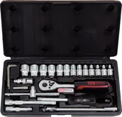 Zestawy narzędziowe - KS Tools 911.0625 1/4" SuperLock zestaw kluczy nasadowych, 25-częściowy 4042146043172 - miniaturka - grafika 1