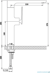 Kohlman Experience Gold bateria kuchenna złoty połysk QB146EGD - Baterie kuchenne - miniaturka - grafika 2