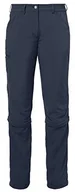 Spodnie narciarskie - Vaude Damen Women's farley zo Capri Pants spodnie, niebieski, 38 046657500380 - miniaturka - grafika 1
