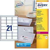 Dodatki do drukarek i skanerów - Avery etykiety adresowe schnellabloesend L7160-100 - miniaturka - grafika 1
