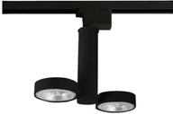 Lampy sufitowe - Shilo LAMPA sufitowa NATORI 6610/GU10/CZ metalowa OPRAWA regulowane reflektorki do 3-fazowego systemu szynowego czarne 6610/GU10/CZ - miniaturka - grafika 1
