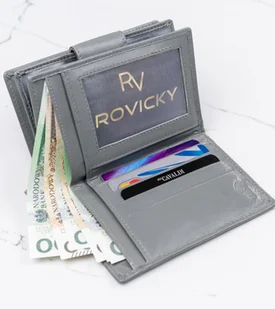 Cavaldi 4U Portfel damski skórzany RFID stop pionowy zatrzask - Portfele - miniaturka - grafika 8