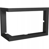 Akcesoria kominkowe - Vidaxl Ramka czarna blenda wkład Zibi 12 lewy Bs - miniaturka - grafika 1