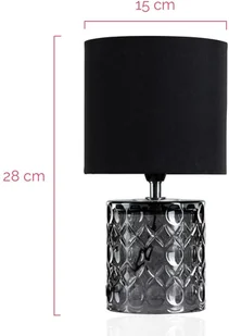 PAULEEN Pauleen Crystal Glow lampa stołowa szklana - Lampy stojące - miniaturka - grafika 3