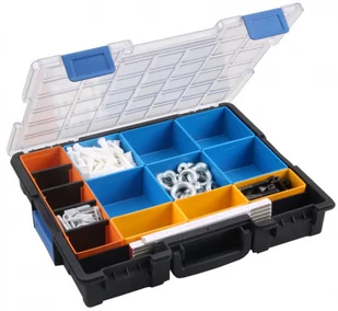 PARTNER B2B Prafesjonalna walizka na drobne elementy, 10 schowków 124253 - Pozostałe wyposażenie warsztatu - miniaturka - grafika 2