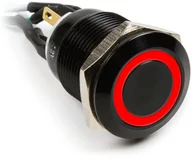 Elementy oświetleniowe do komputerów - Impactics Impactics Przycisk power do komputera 19mm IP65 czerwony LED LAN_22_IP65_ALB_RO_1 - miniaturka - grafika 1