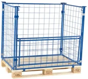 Pojemniki przemysłowe - intra.se Swedmach Nadstawka - Klatka Paletowa 1200X800X800 Mm - miniaturka - grafika 1