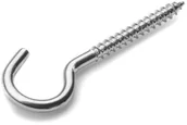 Inne mocowania - Koelner Hak otwarty do drewna 3,5x50 mm 12 szt - miniaturka - grafika 1