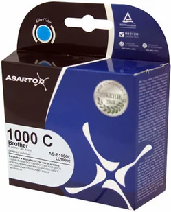 Asarto Tusz AS-B1000C, błękitny, 12 ml, LC1000C - Tusze zamienniki - miniaturka - grafika 2