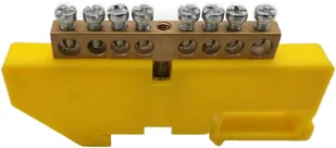 Orno Listwa zaciskowa PE na szynę TH35 8 przewodów żółta OR-LZ-8204/8/Y - Kostki, złączki, wtyczki Orno Listwa zaciskowa PE na szynę TH35 8 przewodów żółta OR-LZ-8204/8/Y - Kostki, złączki, wtyczki - miniaturka - grafika 1