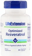 Witaminy i minerały dla sportowców - Life Extension Sklep Life Extension Optimized Resveratrol 60 vcaps - miniaturka - grafika 1