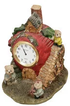 Atrix Zegar ceramiczny domek M5 ZC_M5 - Zegary - miniaturka - grafika 4