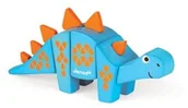 Klocki - Janod Stegosaurus drewniany do złożenia, J08229 - miniaturka - grafika 1