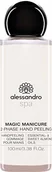 Kremy i maski do rąk - alessandro Spa Magic Manicure 2-fazowy peeling  peeling do rąk / pielęgnacja dłoni z olejkiem migdałowym, 100 ml - miniaturka - grafika 1