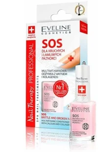 Eveline Nail Therapy X-Treme Gel Effect Lakier- odżywka do paznokci Płynne Szkło 12 ml - Kremy i maski do rąk - miniaturka - grafika 3