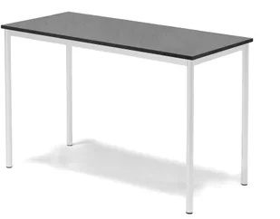 AJ Produkty Stół SONITUS, 1400x700x900 mm, linoleum ciemnoszary, biały - Meble do szkół i przedszkoli AJ Produkty Stół SONITUS, 1400x700x900 mm, linoleum ciemnoszary, biały - Meble do szkół i przedszkoli - miniaturka - grafika 1