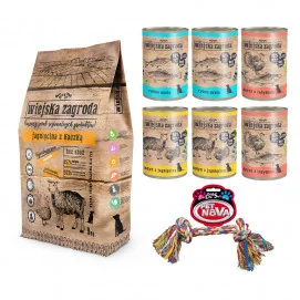 Wiejska Zagroda Jagnięcina z kaczką 9 kg - Sucha karma dla psów - miniaturka - grafika 3