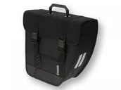 Sakwy rowerowe - Basil Sakwa miejska pojedyncza TOUR SINGLE 17L, mocowanie na haki, wodoodporny poliester, czarna, prawa A-BAS-17306 - miniaturka - grafika 1