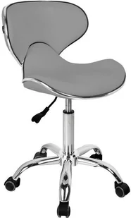 GABBIANO TABORET KOSMETYCZNY Q-4599 SZARY 130597 - Krzesła i taborety kosmetyczne - miniaturka - grafika 3