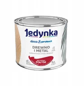 Farby zewnętrzne - Jedynka D&p Drewno i Metal 0,2 Czerwony Satyna - miniaturka - grafika 1