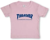 Koszulki dla chłopców - THRASHER t-shirt THRASHER INFANT SKATE MAG Pink - miniaturka - grafika 1