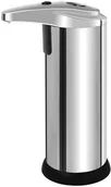 Dozowniki papieru i mydła dla firm - Bisk Dozownik do mydła w płynie automatyczny wolnostojący plastik chrom - miniaturka - grafika 1