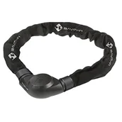 Łańcuchy rowerowe - M-Wave Blokada łańcuch c10.9 360 Czarny zamek z kluczem 12309501 - miniaturka - grafika 1